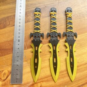 Wurfmesser-Trainingsset YF220 – 3-teilig, Gold